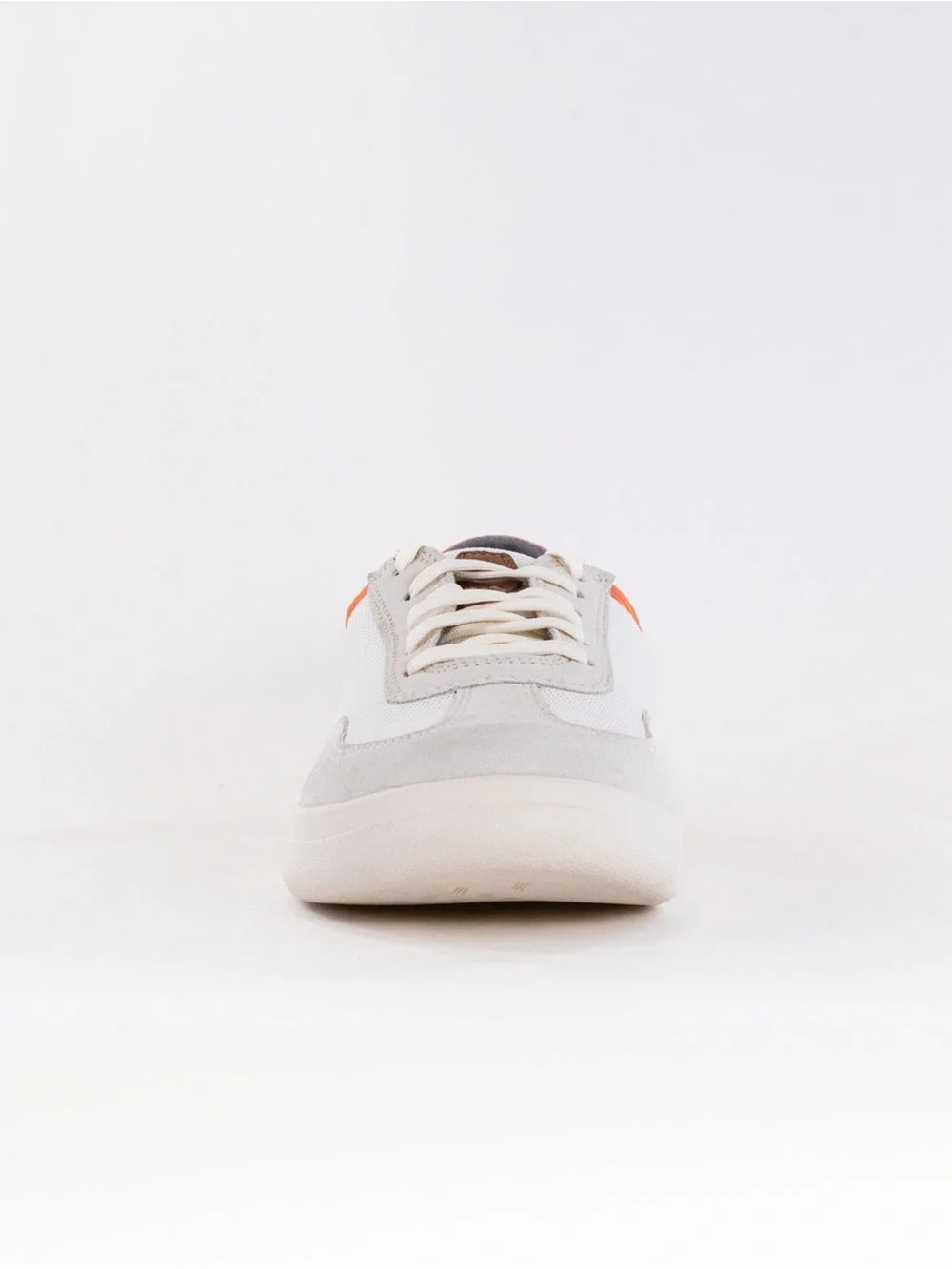 OluKai Men's White and Orange Low-Profile Sneakers